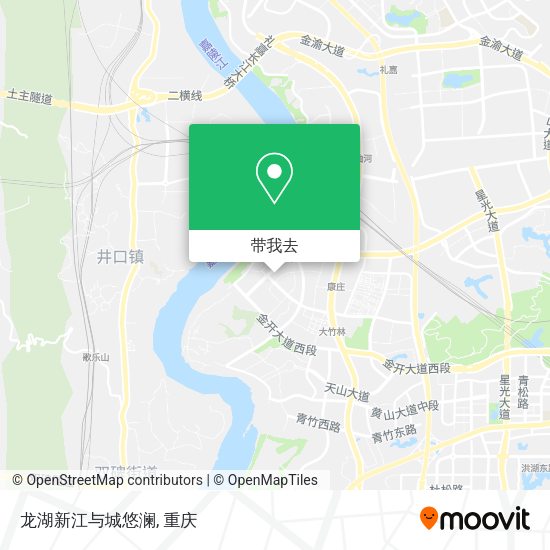 龙湖新江与城悠澜地图
