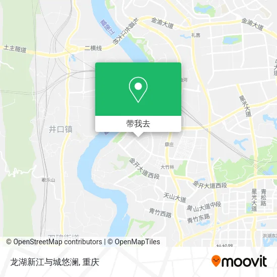 龙湖新江与城悠澜地图