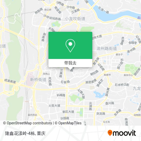 隆鑫花漾岭-4栋地图