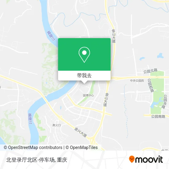北登录厅北区-停车场地图
