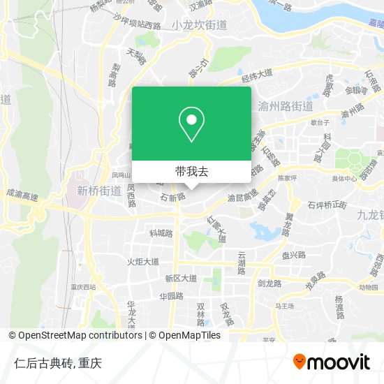 仁后古典砖地图