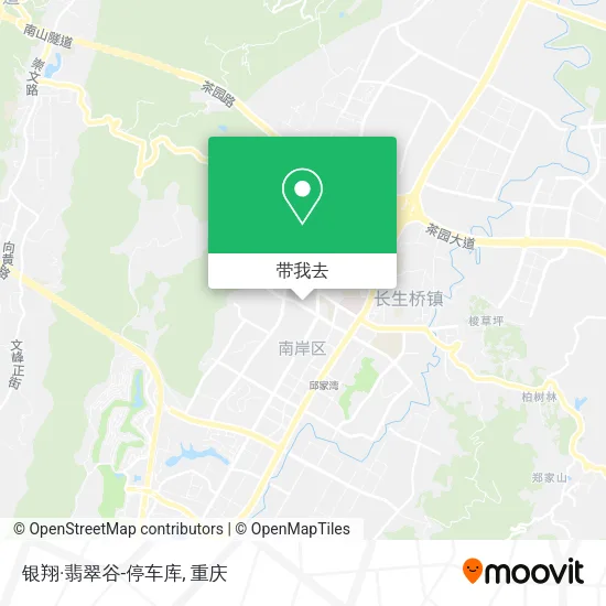银翔·翡翠谷-停车库地图