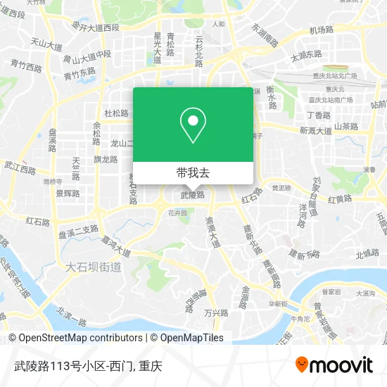 武陵路113号小区-西门地图