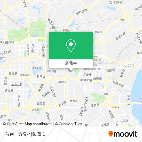 首创十方界-4幢地图