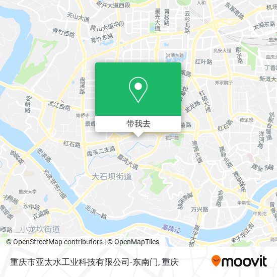重庆市亚太水工业科技有限公司-东南门地图