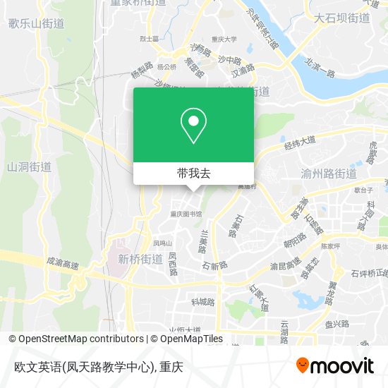 欧文英语(凤天路教学中心)地图