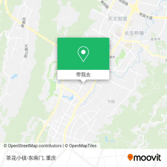茶花小镇-东南门地图
