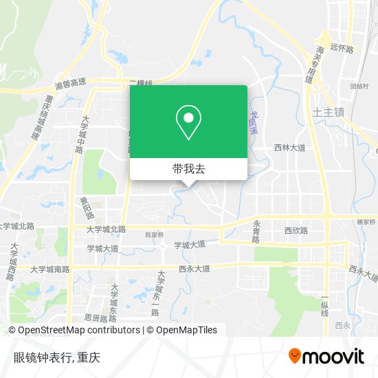 眼镜钟表行地图