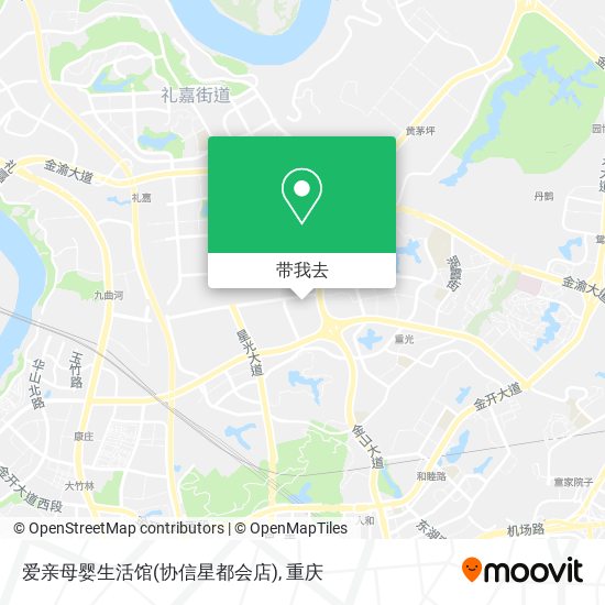 爱亲母婴生活馆(协信星都会店)地图