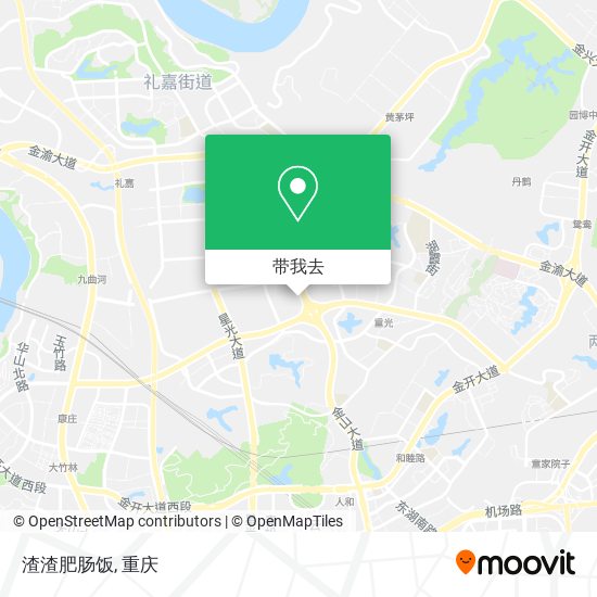渣渣肥肠饭地图