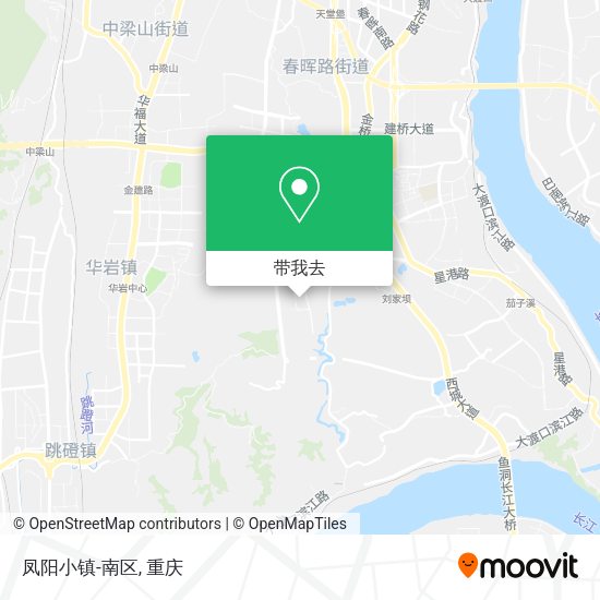 凤阳小镇-南区地图