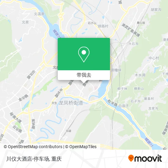 川仪大酒店-停车场地图