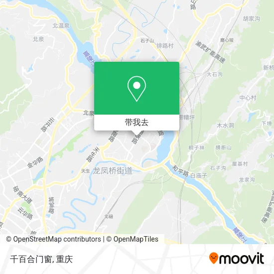 千百合门窗地图
