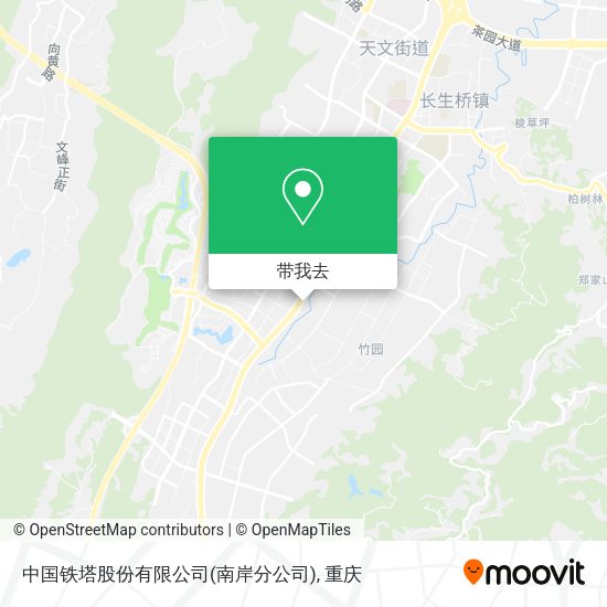 中国铁塔股份有限公司(南岸分公司)地图