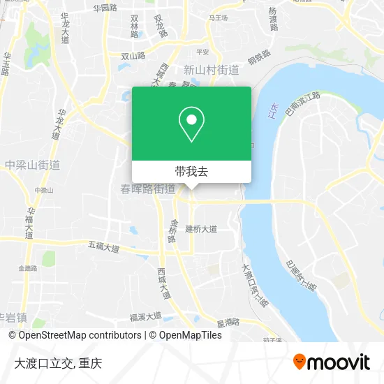 大渡口立交地图
