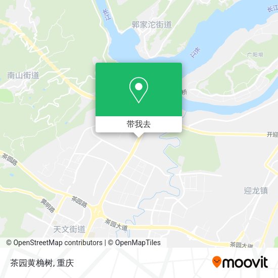 茶园黄桷树地图