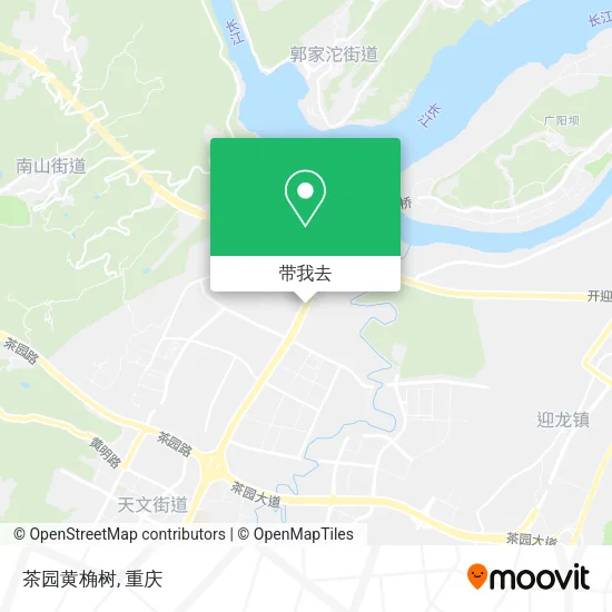 茶园黄桷树地图