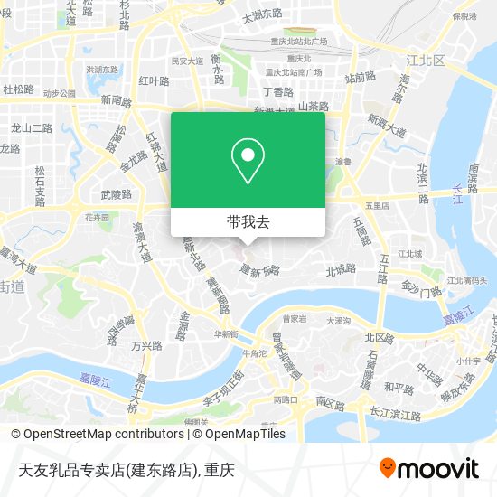 天友乳品专卖店(建东路店)地图