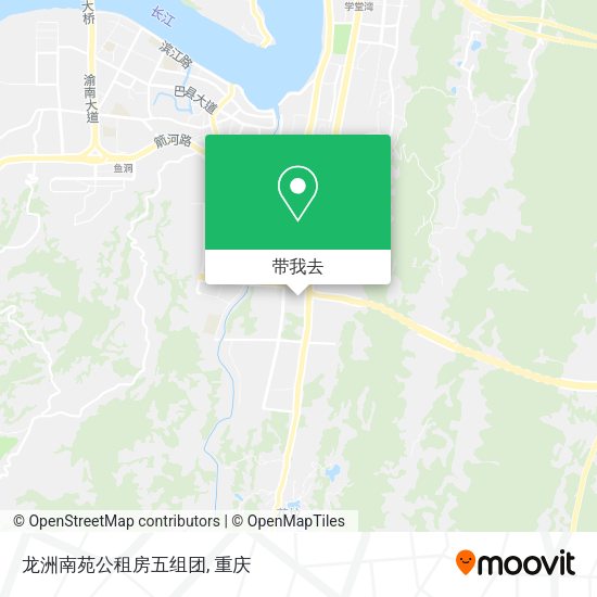龙洲南苑公租房五组团地图
