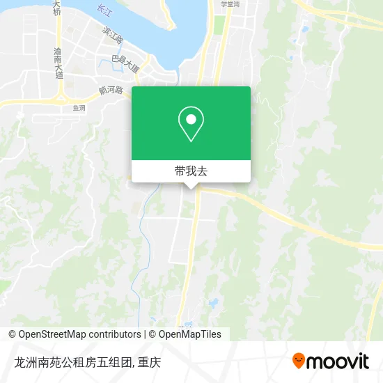 龙洲南苑公租房五组团地图