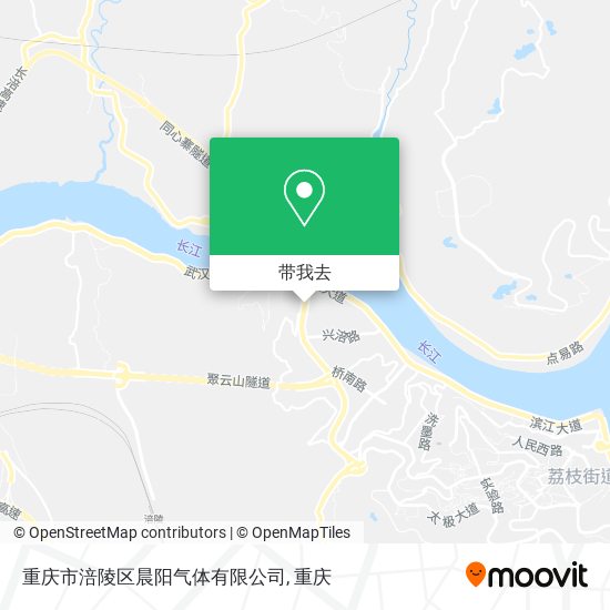 重庆市涪陵区晨阳气体有限公司地图