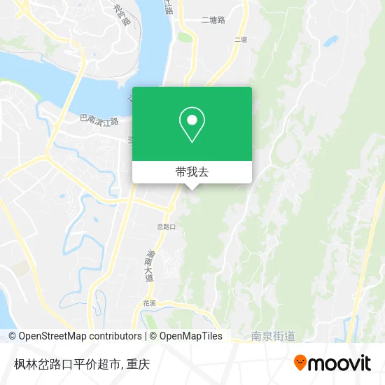枫林岔路口平价超市地图