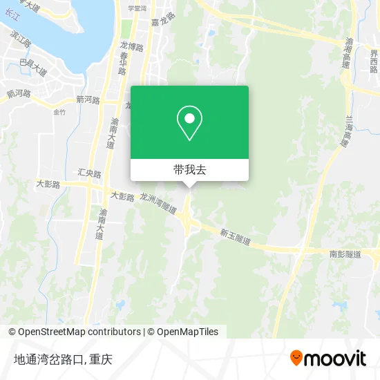 地通湾岔路口地图