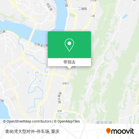 青岗湾大型对外-停车场地图