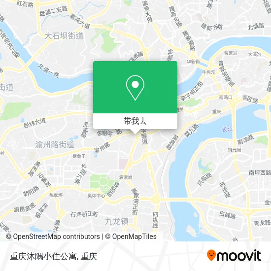 重庆沐隅小住公寓地图