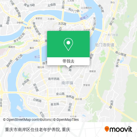 重庆市南岸区住佳老年护养院地图
