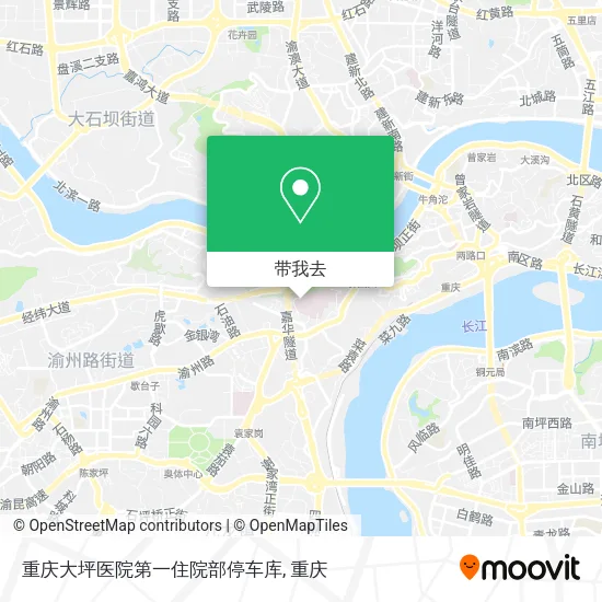 重庆大坪医院第一住院部停车库地图