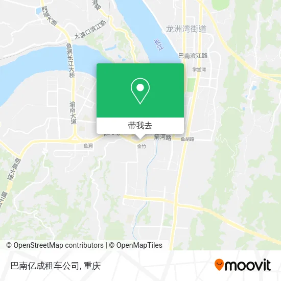 巴南亿成租车公司地图