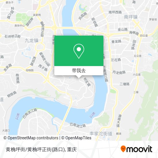 黄桷坪街/黄桷坪正街(路口)地图
