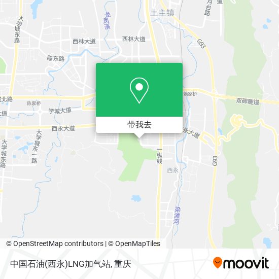 中国石油(西永)LNG加气站地图