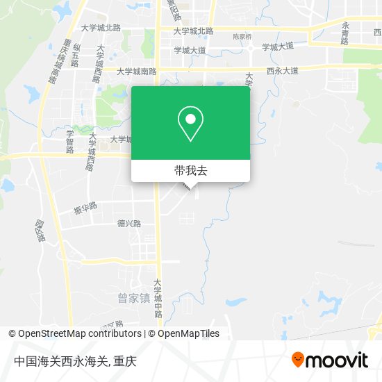 中国海关西永海关地图
