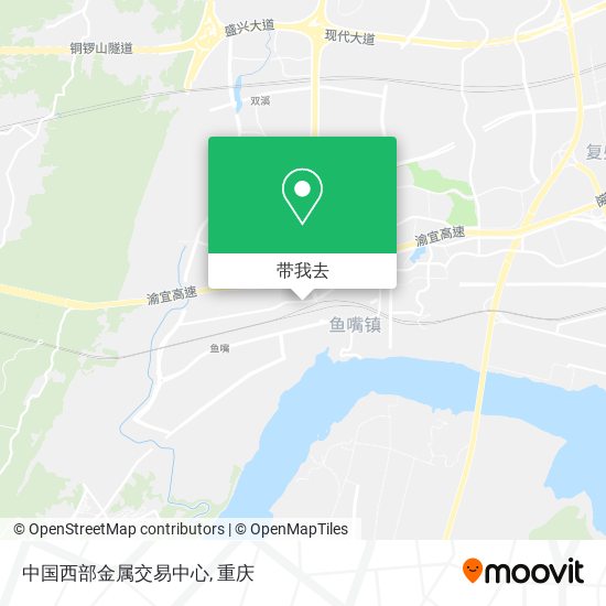 中国西部金属交易中心地图