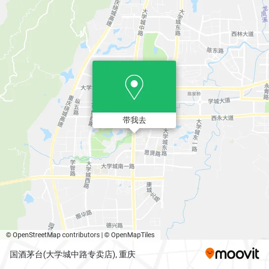 国酒茅台(大学城中路专卖店)地图