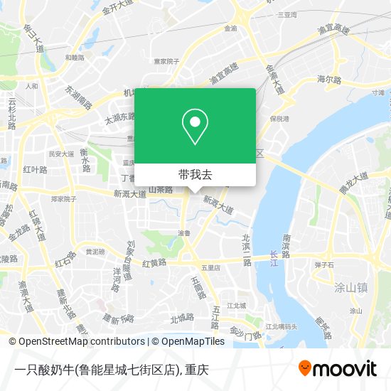 一只酸奶牛(鲁能星城七街区店)地图