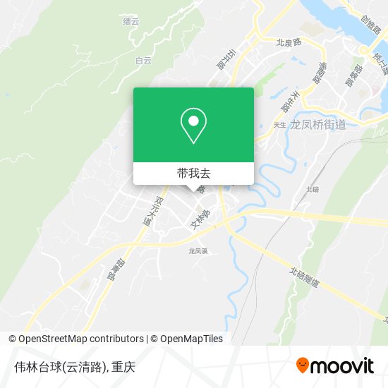 伟林台球(云清路)地图