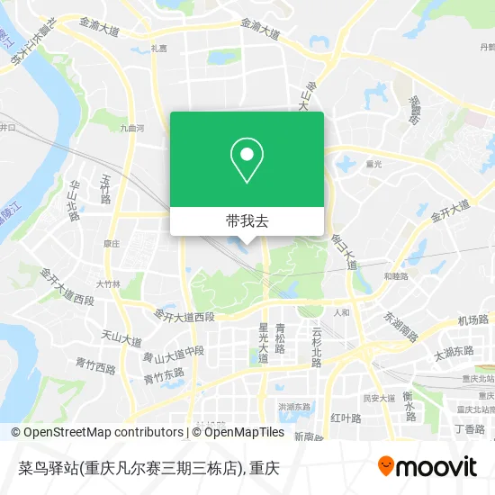 菜鸟驿站(重庆凡尔赛三期三栋店)地图