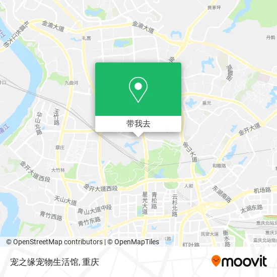 宠之缘宠物生活馆地图
