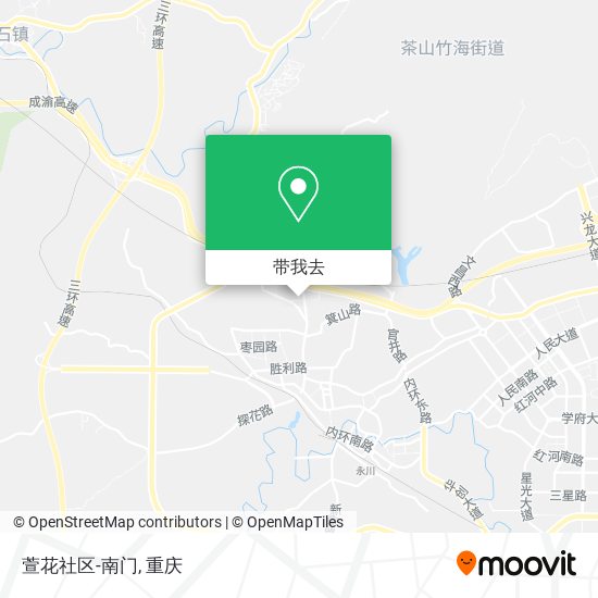 萱花社区-南门地图