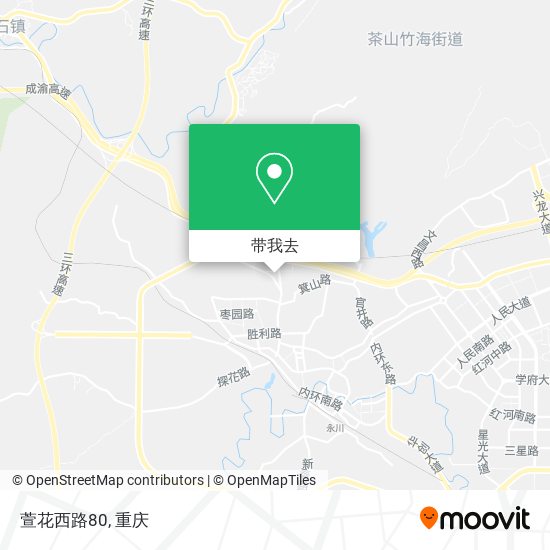 萱花西路80地图