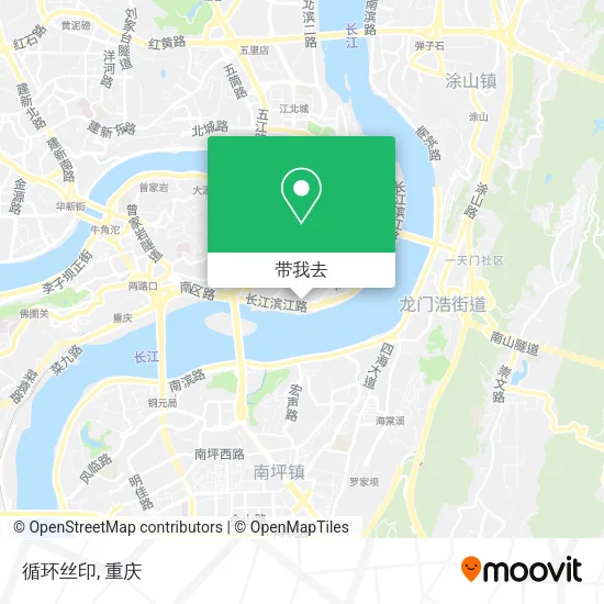 循环丝印地图