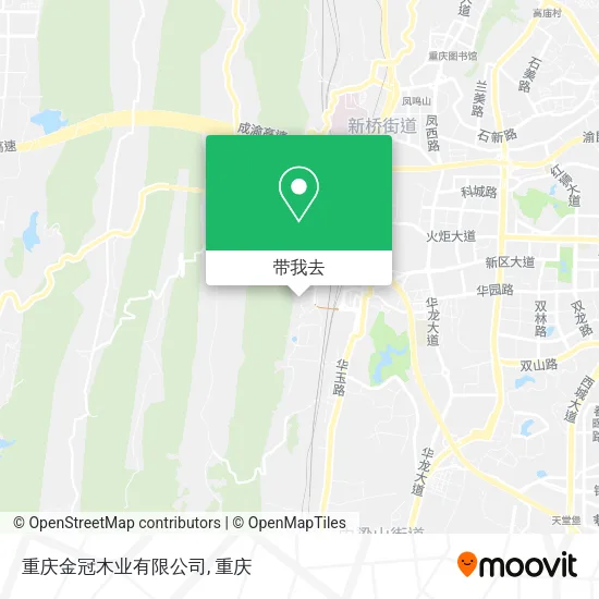 重庆金冠木业有限公司地图