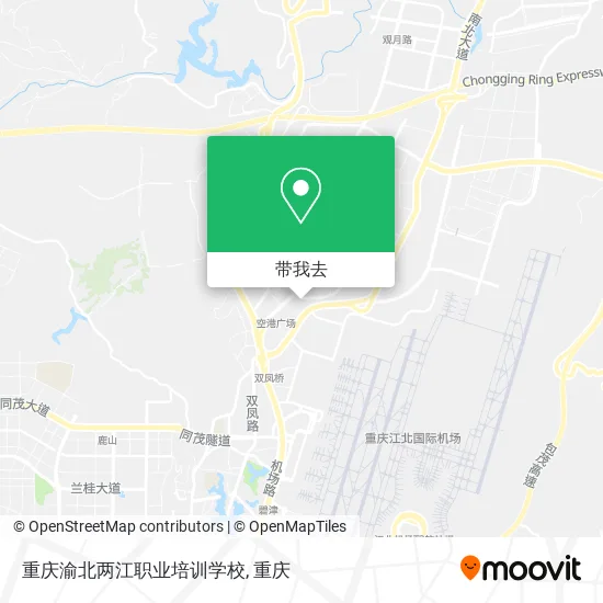 重庆渝北两江职业培训学校地图