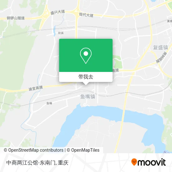 中商两江公馆-东南门地图