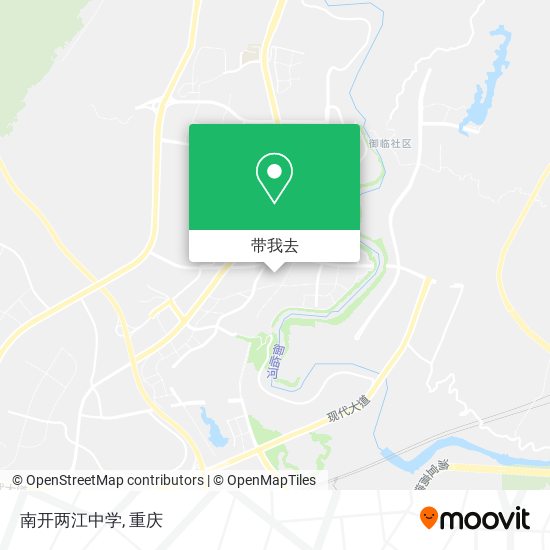南开两江中学地图