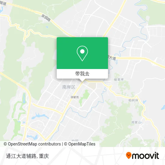 通江大道辅路地图