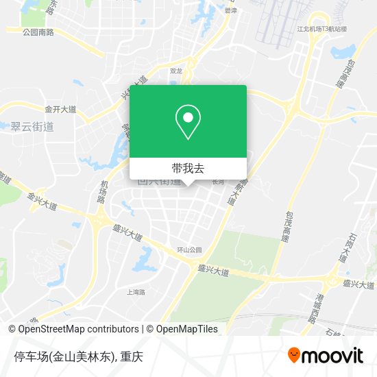 停车场(金山美林东)地图